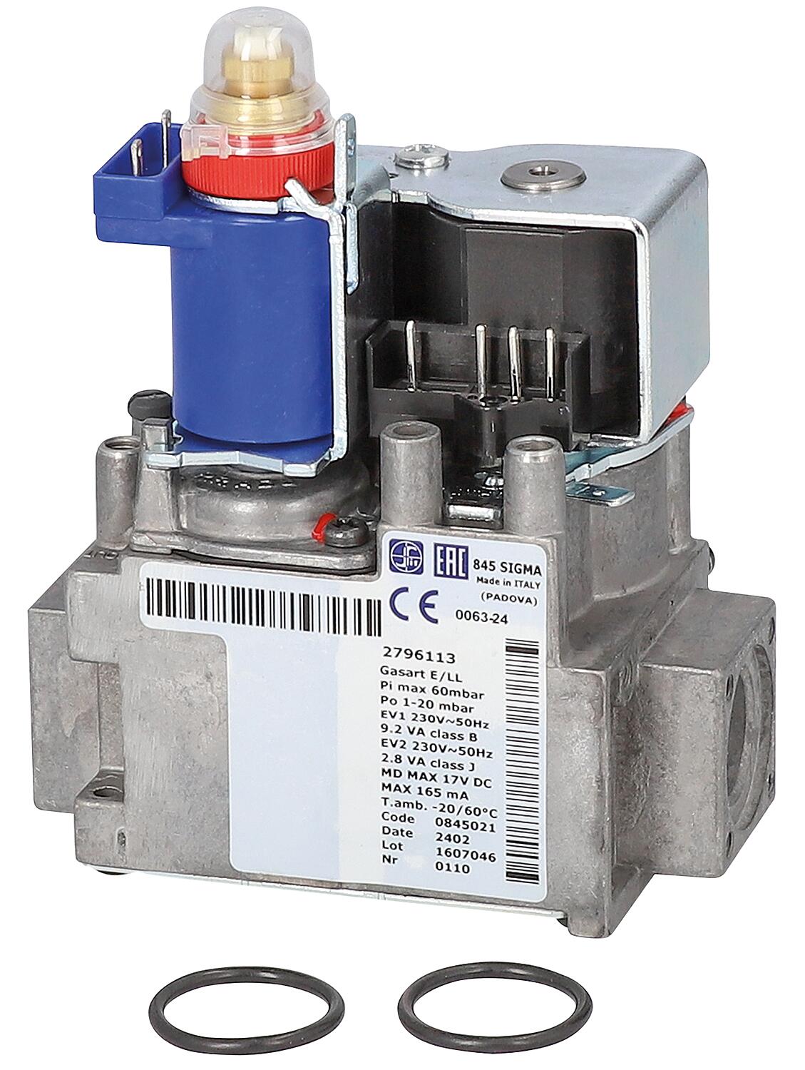 Gas combination valve Sit 0845.021 suitable for Wolf 279611399 replaces Wolf 86 01 895