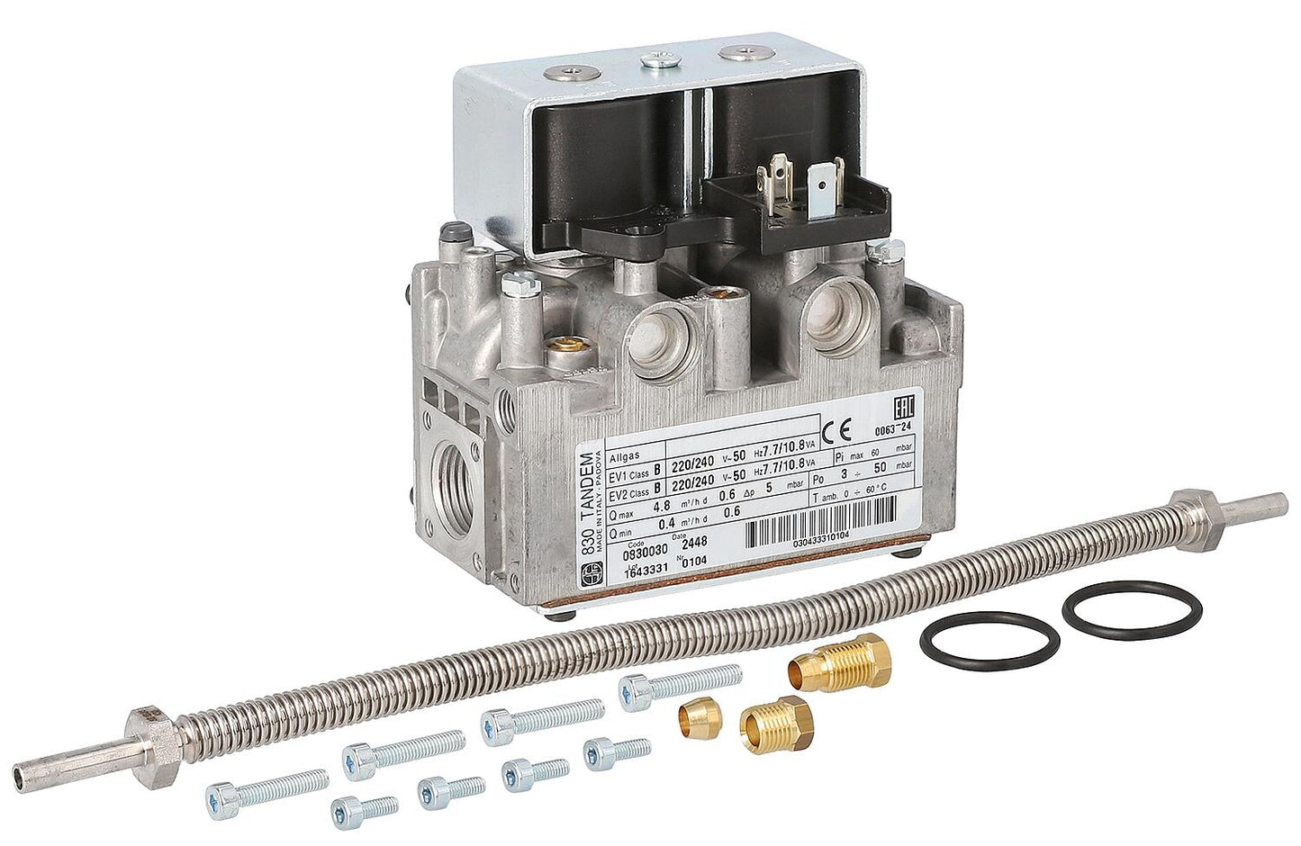 Gas combination valve + ignition gas line SIT 0830.030 Wolf 8750021