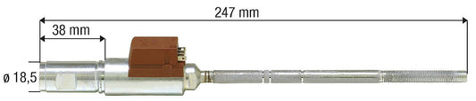 Nozzle holder with oil preheating NU