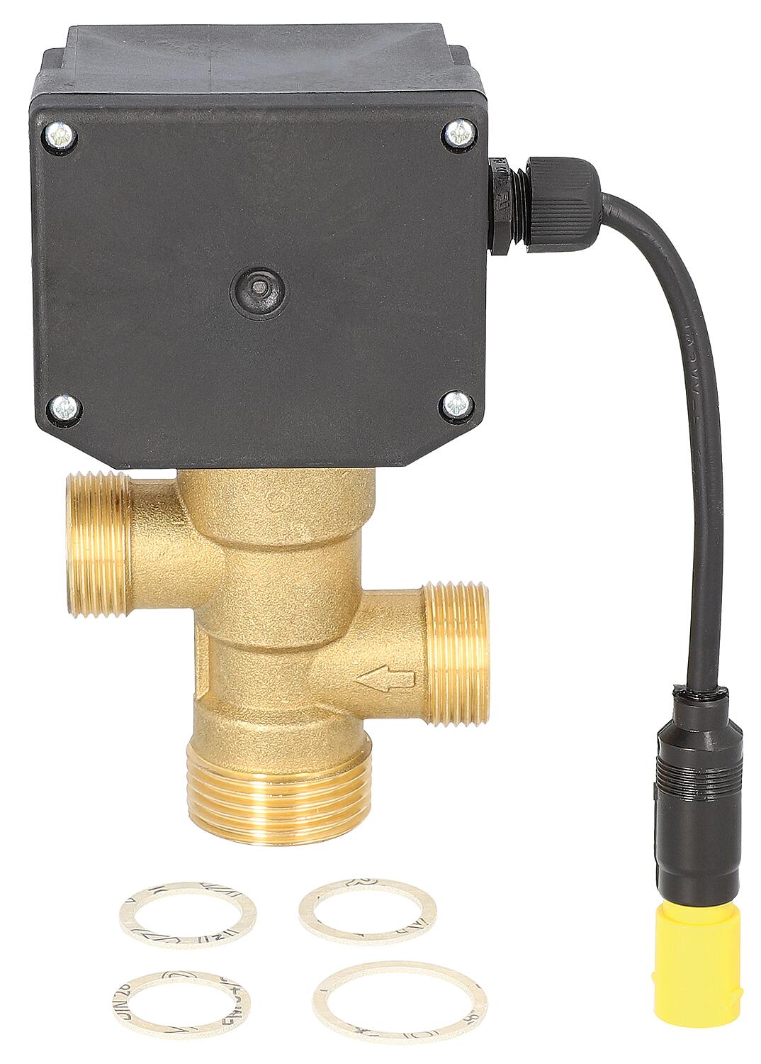 3-way diverter valve, electric, SW, GU/GG-(1)E