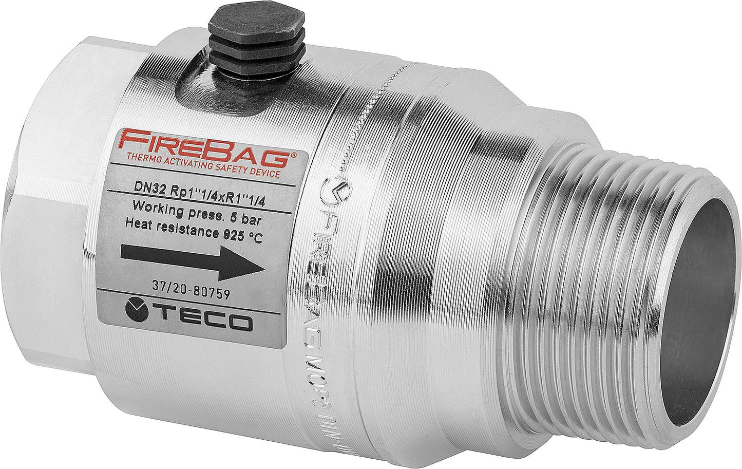 Thermal valve safety device TAS-DN32 IG x AG