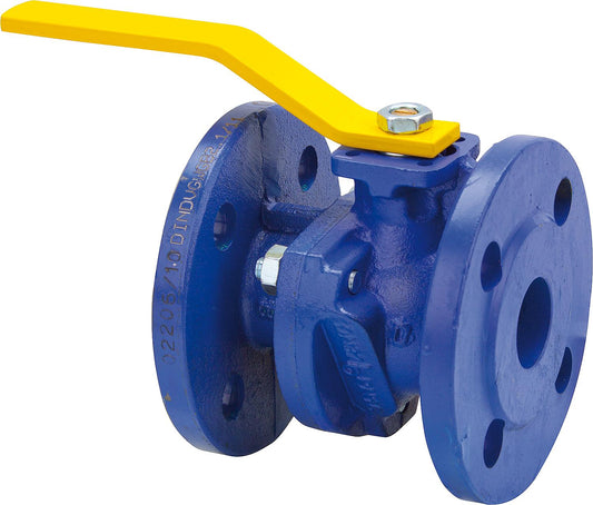 Flansch-Kugelhahn, Sphäroguss