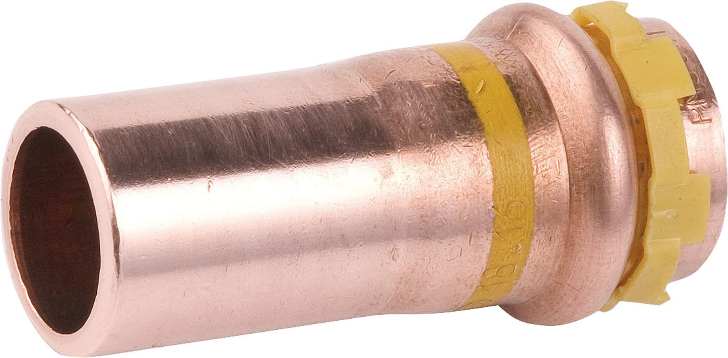 Copper press fitting gas V-contour reducer 18x15 PG 5243 gas, i/a