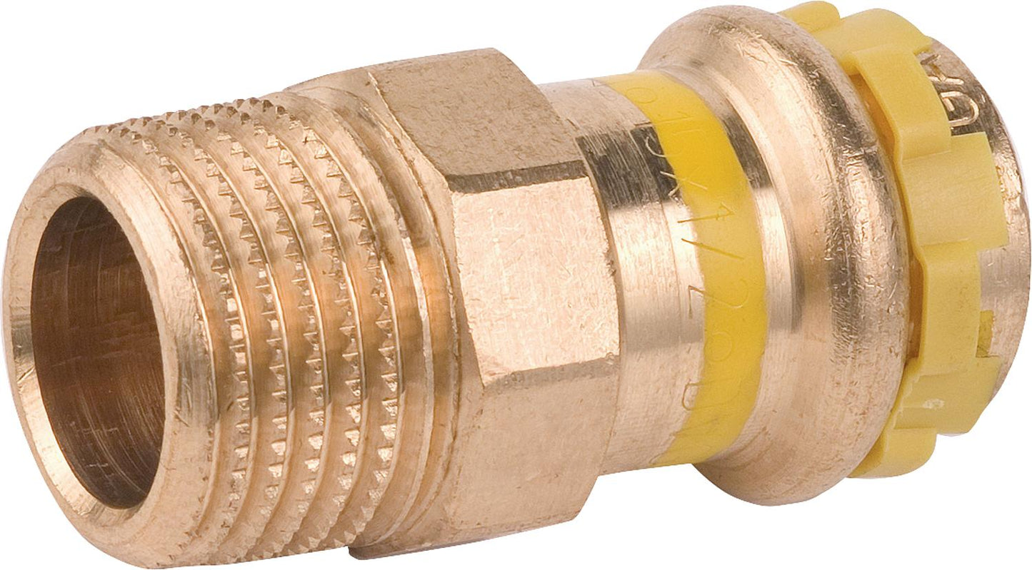Rotguss-Pressfitting
Übergangsnippel