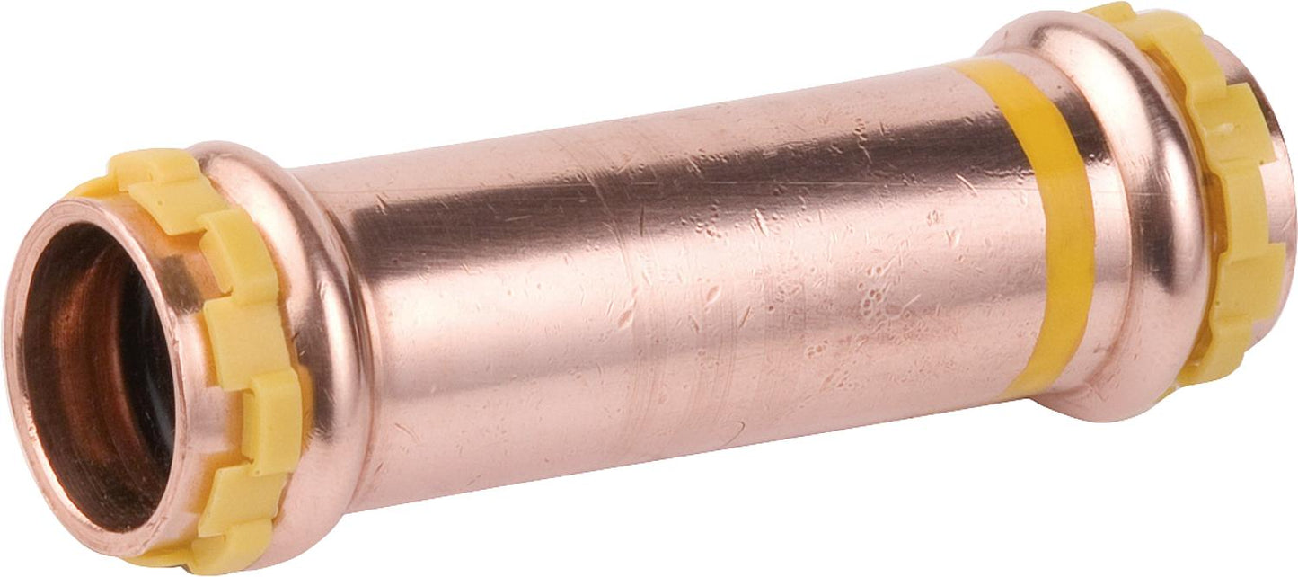 Copper press fitting gas V-contour sliding sleeve Ø 15 mm PG 5275 gas