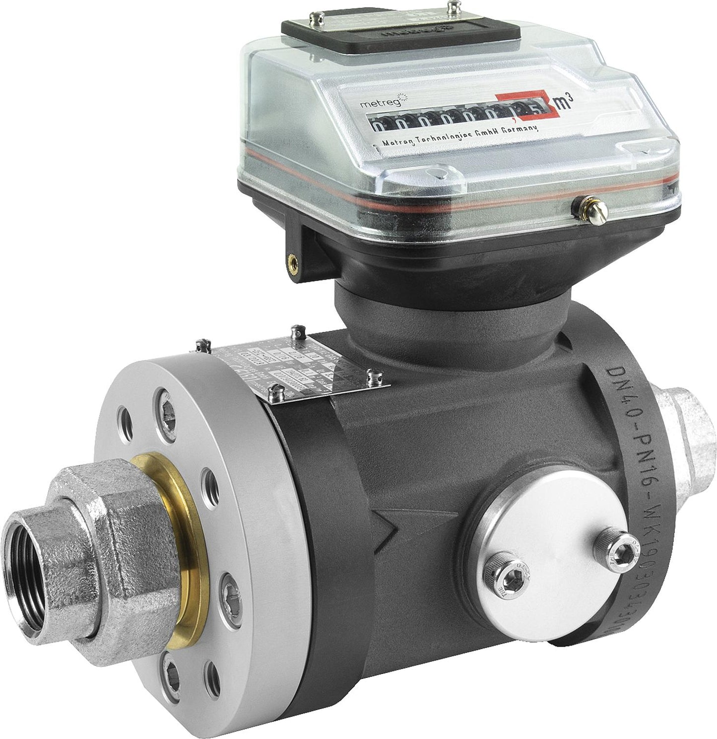 Quantometer MQM G10 DN25(1"), Vmax16m³/h, with pulse generator E1, PN4