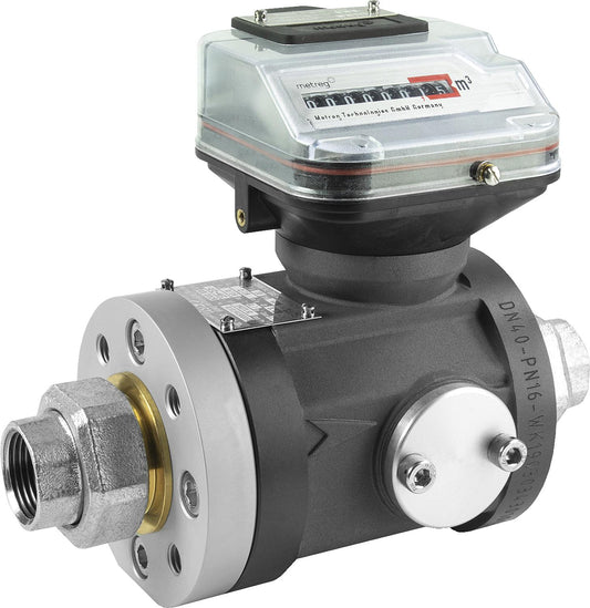 Débitmètre de gaz (quantomètre) avec raccord de tuyauterie