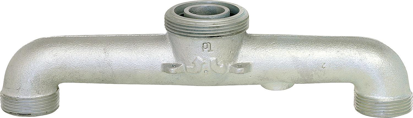 Replacement adapter for gas meters DN 25, 2" x 1 1/4"