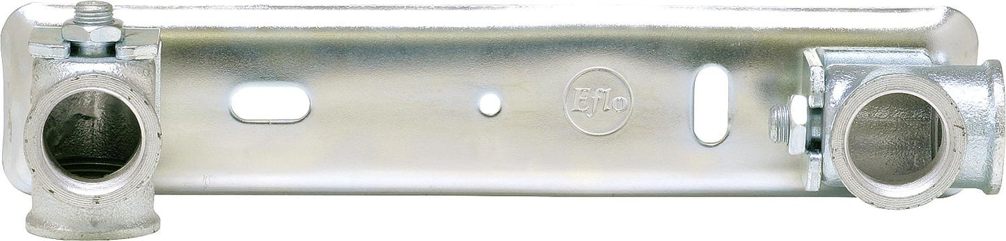 plaque de raccordement du compteur de gaz