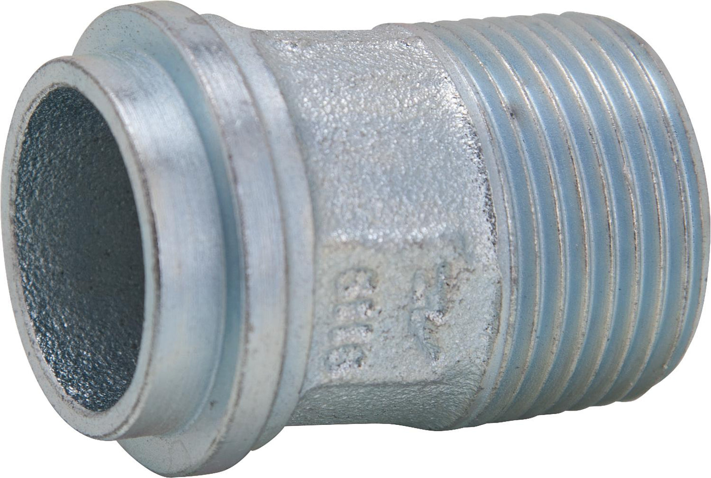 Eccentric threaded fitting, galvanized, 1"