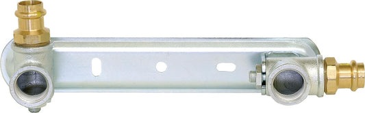 plaque de raccordement du compteur de gaz