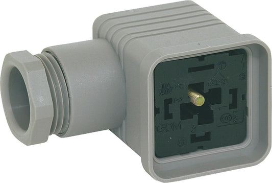 Leitungsdose,grau 3pool.+E passend für Gas-Multi-Bloc 405/407/410/412