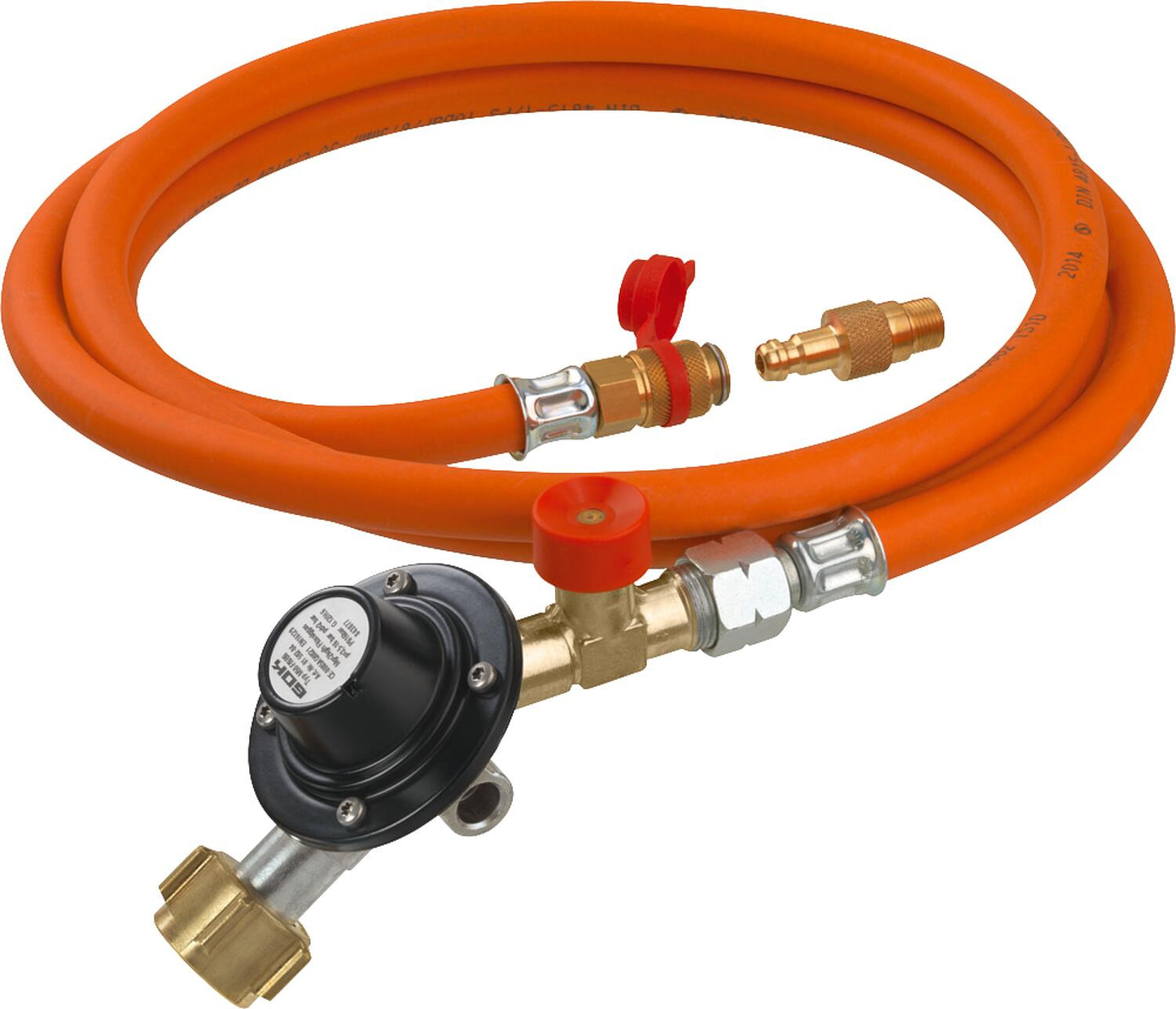 Regulator hose set, KLF x AG gas carburetor. Length 1200mm