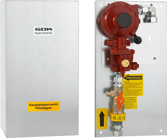 Ensemble de vannes de régulation B 200 RVS15 12 kg/h 50 mbar