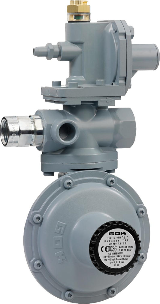 Régulateur basse pression R1/2" 12 kg/h 50 mbar Remplace également 6 kg p/h.