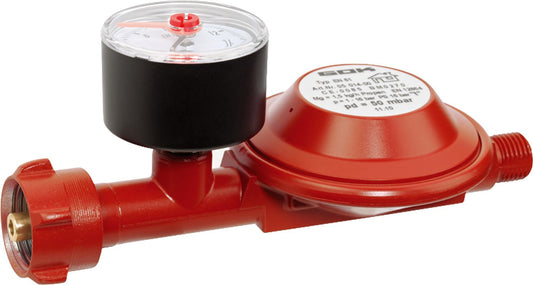Régulateur basse pression pour bouteilles de GPL KLF R1/4" 1,5 kg/h 50 mbar pour bouteilles jusqu'à 11 kg/h