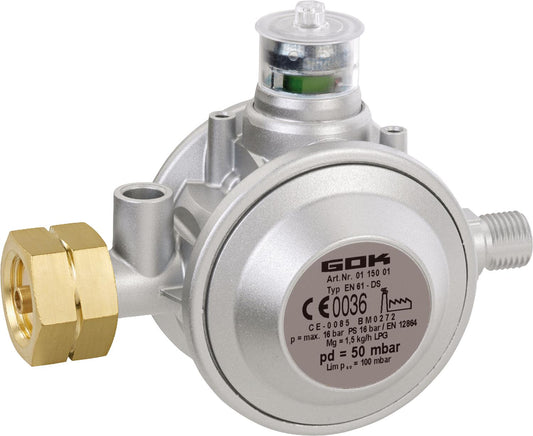 Régulateur basse pression avec soupape de surpression. Combinaison x 1/4" LH, PN 16