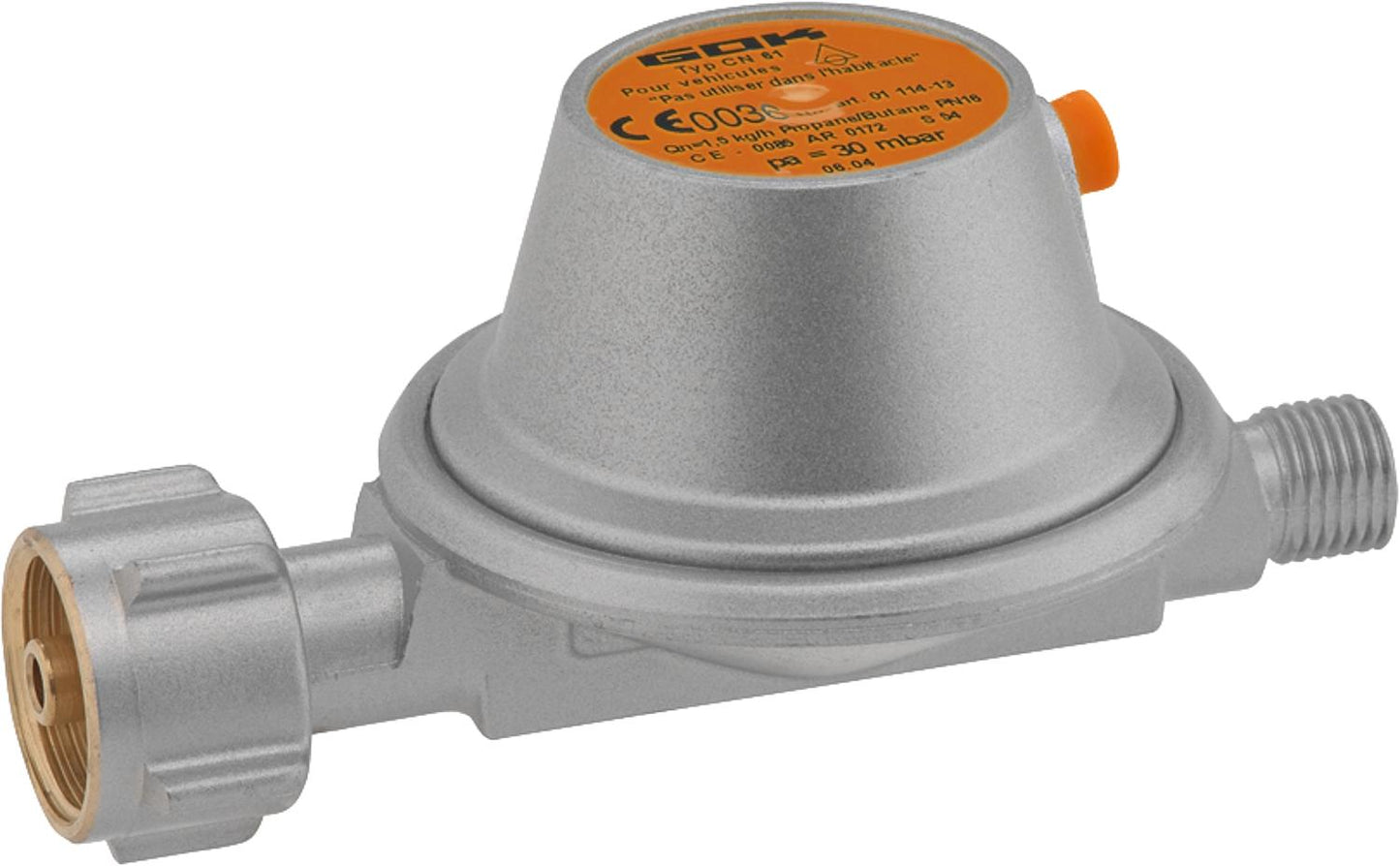 Contrôleur 1,5 kg/h 50 mbar PN 16 KLF x G1/4 LH-KN SBV