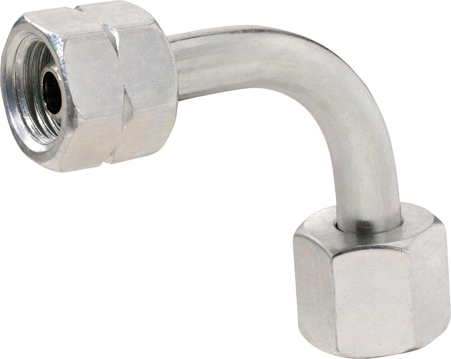 Connector V6 G1/4 LH-ÜM x RST 8 90° bend with nut and cutting ring