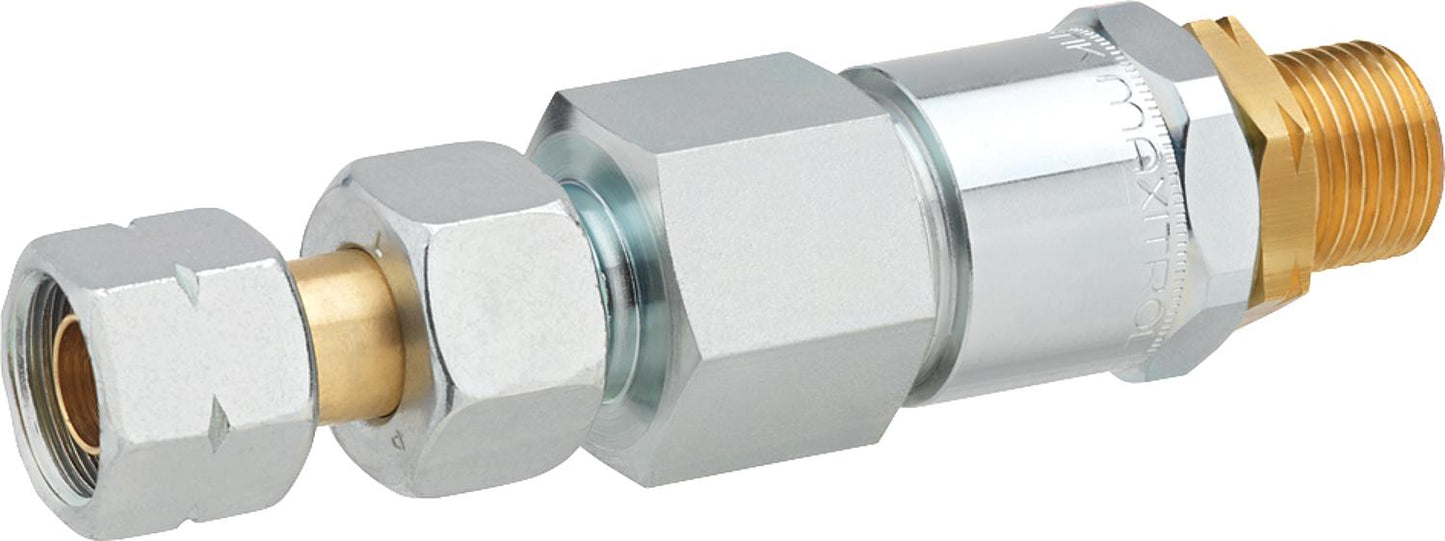 Gas flow monitor GS, G1/2"LH-ÜMxG1/2"LH-KN,DN20, Q3kg/h/2.5m³/h ,vertical