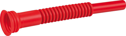 Standard petrol outlet pipe, red, 265mm 819701