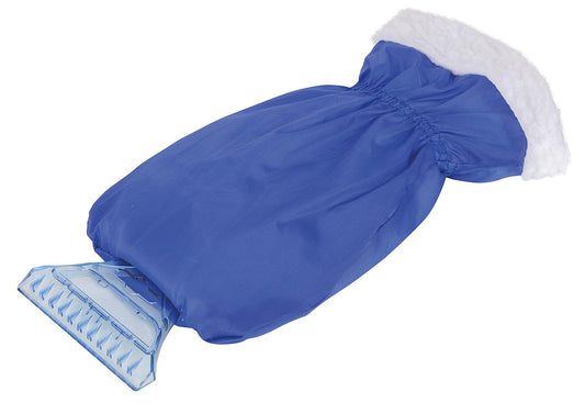 Eiskratzer mit Schutzhandschuh