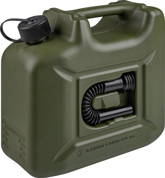 Profi-Explo plastic fuel canister, 10l, olive, 801100