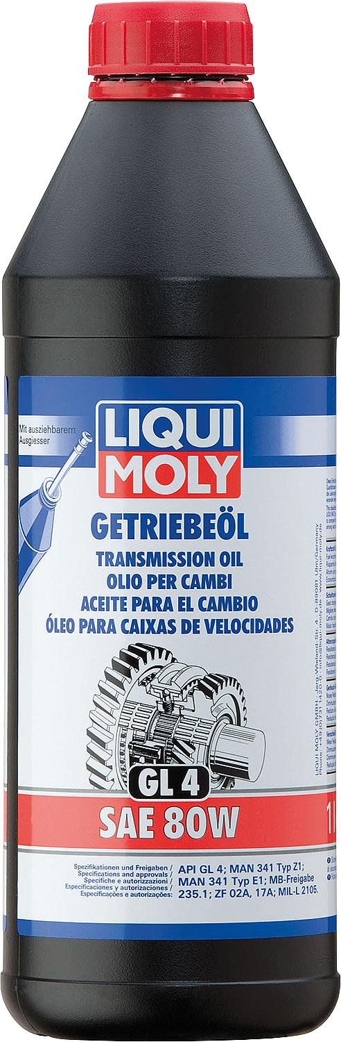 LIQUI MOLY gear oil (GL4) SAE 80W, 1l bottle