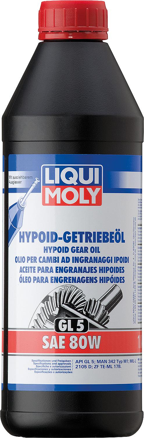 LIQUI MOLY Hypoid Gear Oil (GL5) SAE 80W 1l Bottle