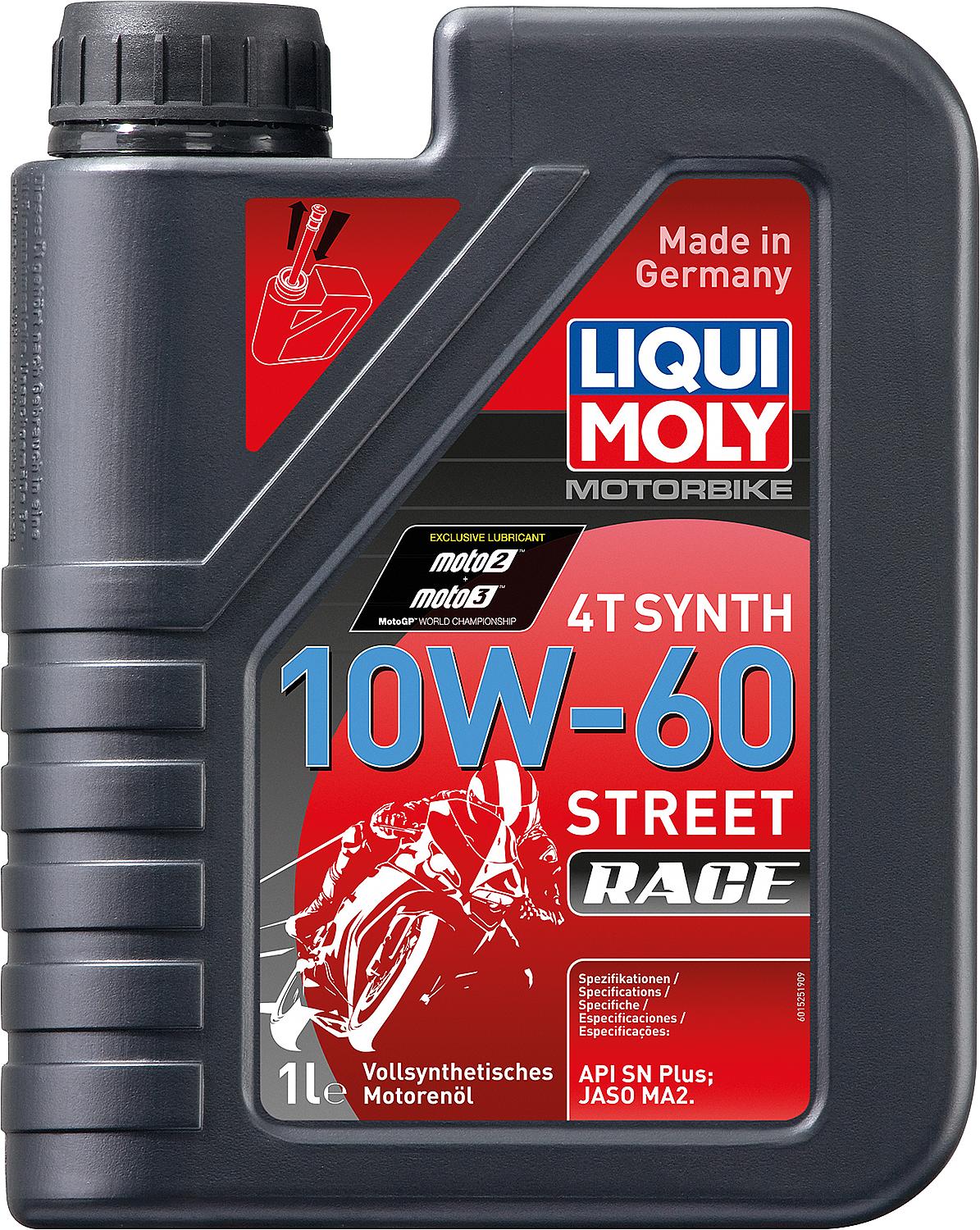Motor oil (motorcycle) LIQUI MOLY Motorbike 4T Synth 10W-60 1l canister