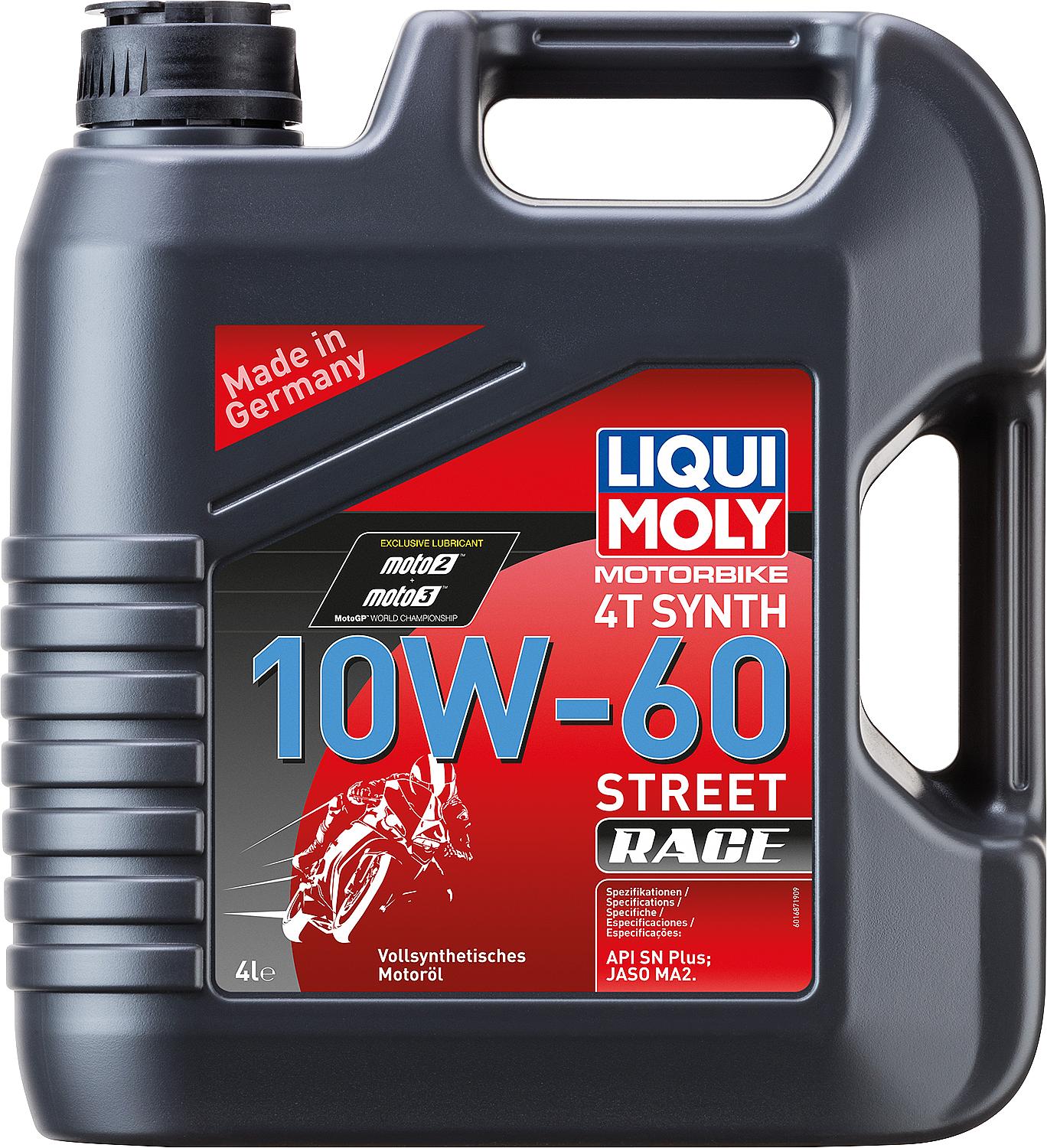 Motor oil (motorcycle) LIQUI MOLY Motorbike 4T Synth 10W-60 1l canister