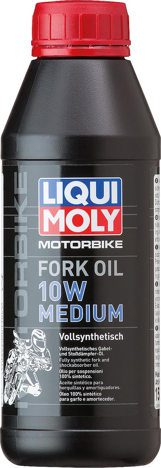 LIQUI MOLY Motorbike Fork Oil 10W medium 500ml bottle