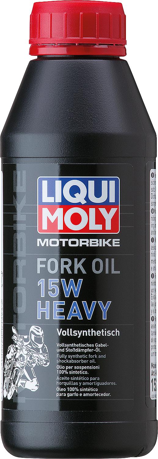 LIQUI MOLY Motorbike Fork Oil 15W heavy, 500ml bottle