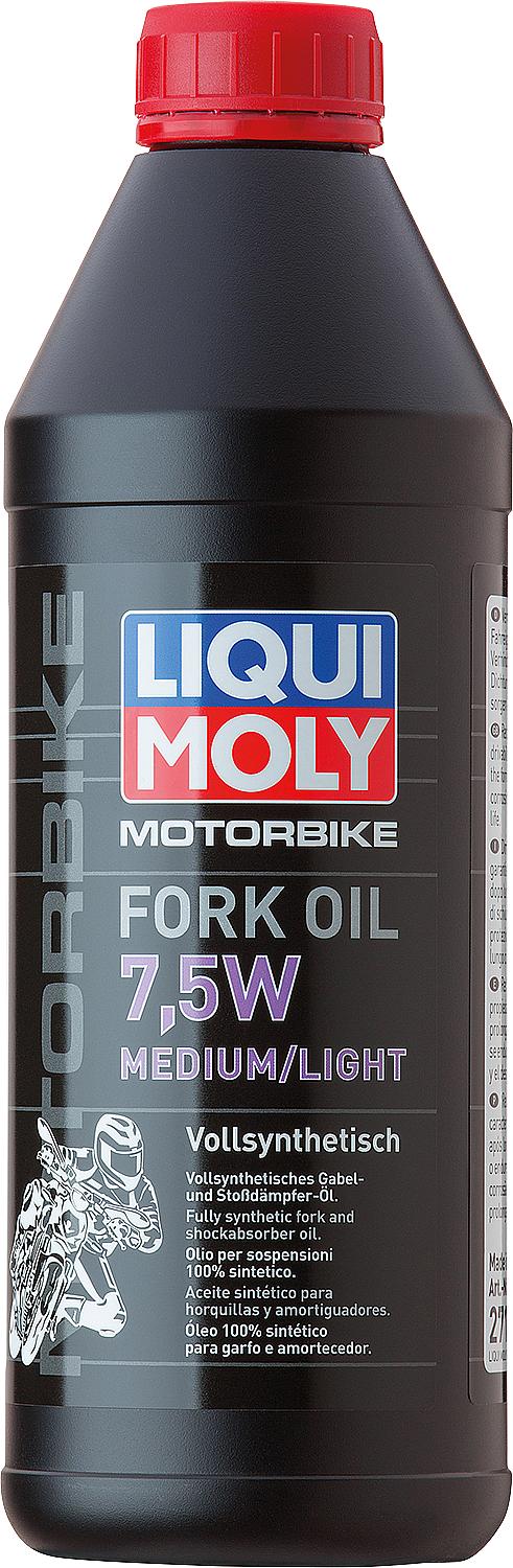 LIQUI MOLY Motorbike Fork Oil 7.5W medium/light 1l bottle