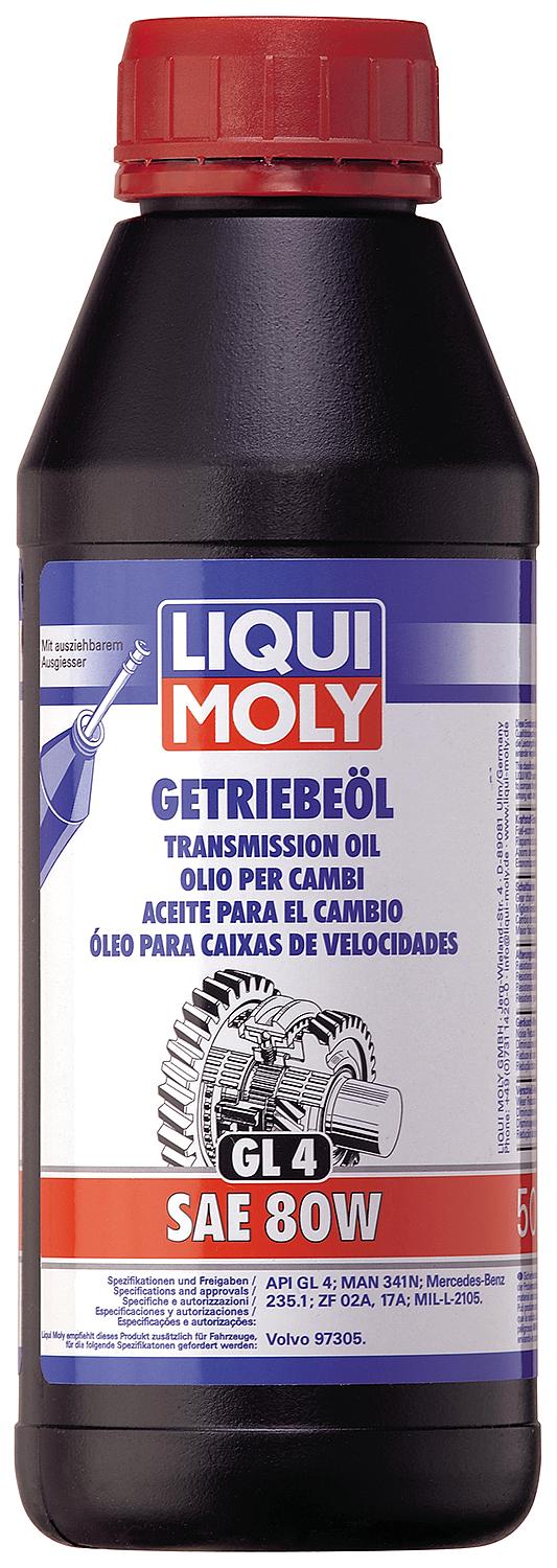LIQUI MOLY gear oil (GL4) SAE 80W, 1l bottle