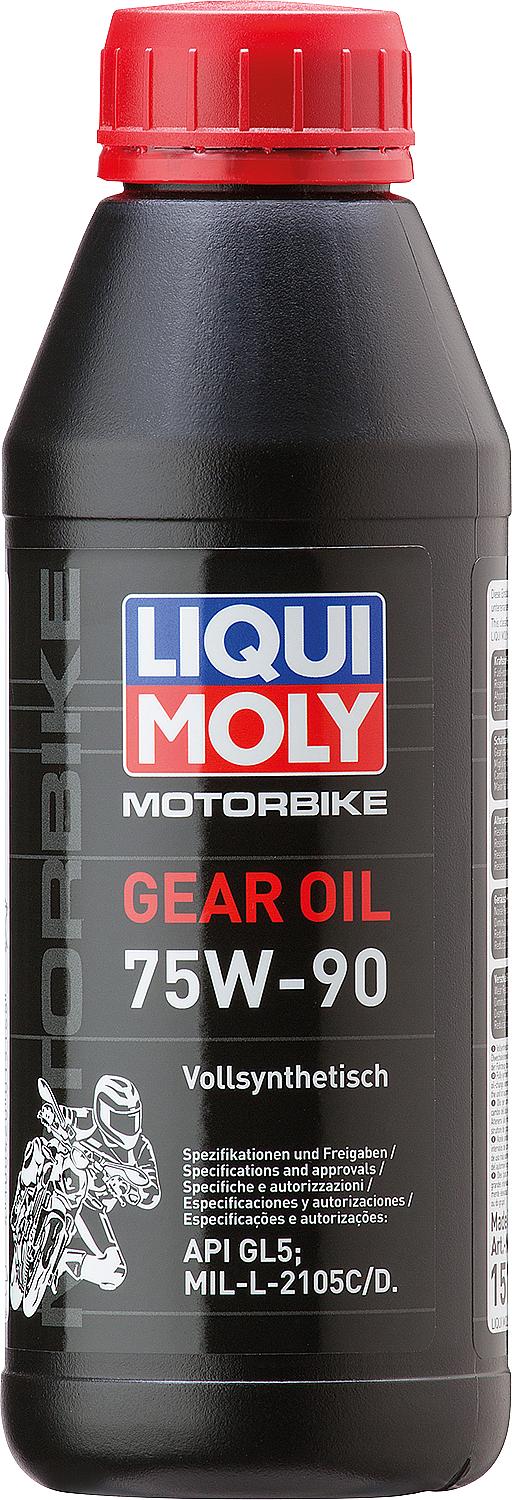 LIQUI MOLY Gear Oil 75W-90 motorcycle gearbox oil, 500ml bottle
