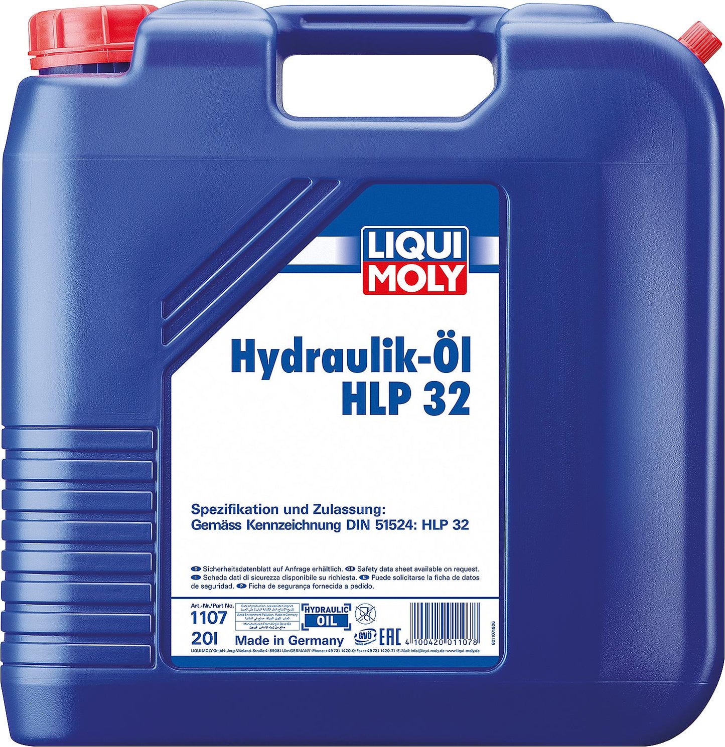Hydraulic oil HLP 32 LIQUI MOLY 60l drum
