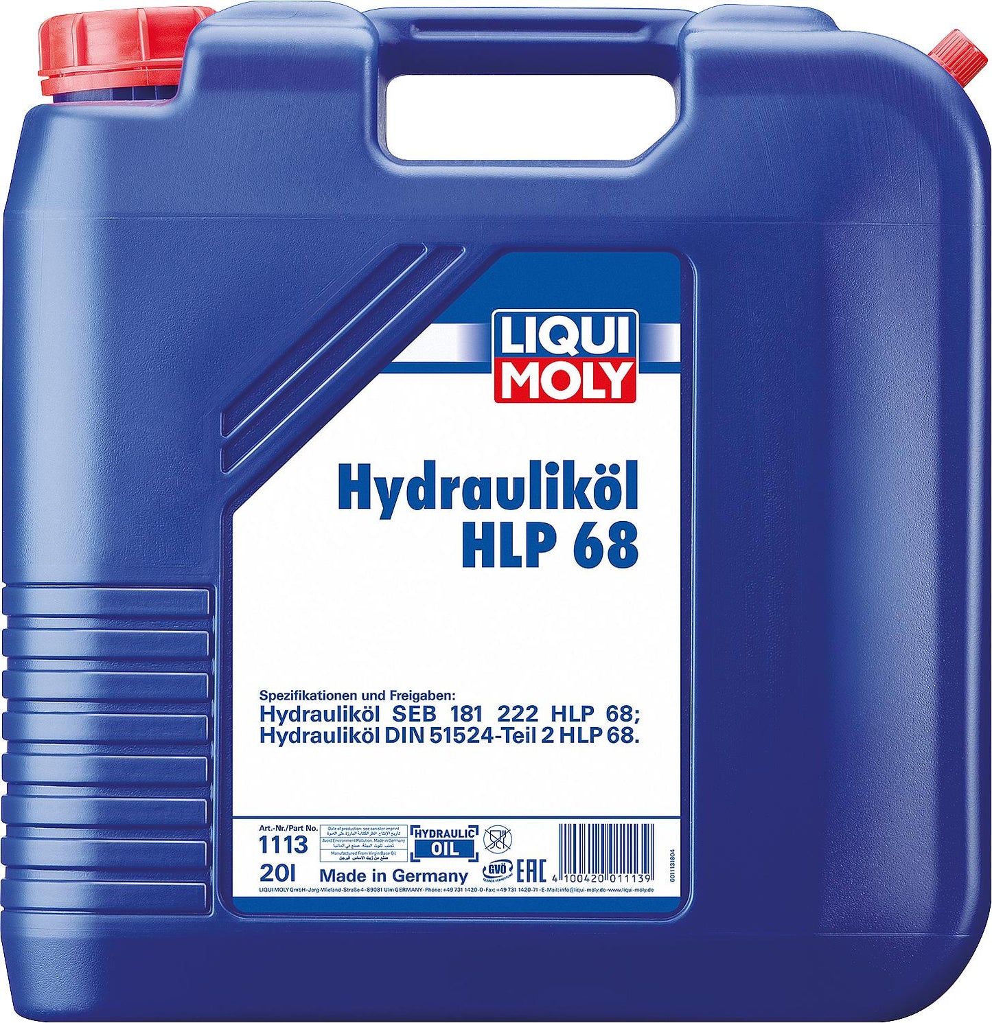 Hydraulic oil HLP 68 LIQUI MOLY 60l drum