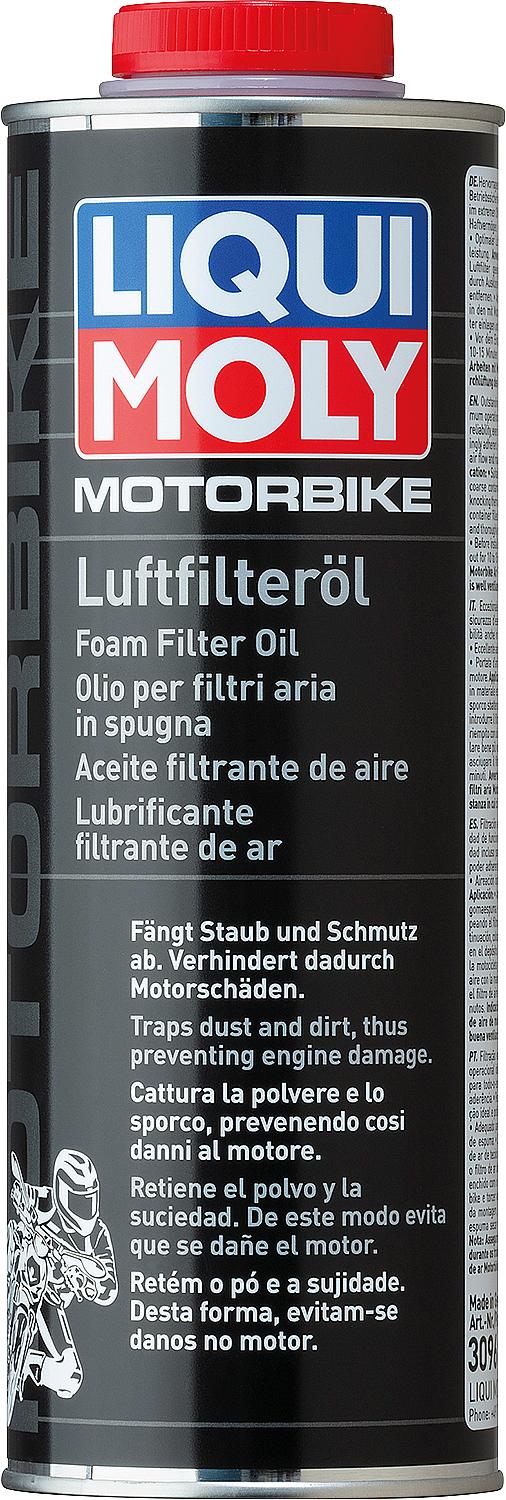 LIQUI MOLY Motorbike air filter oil, 1 liter can