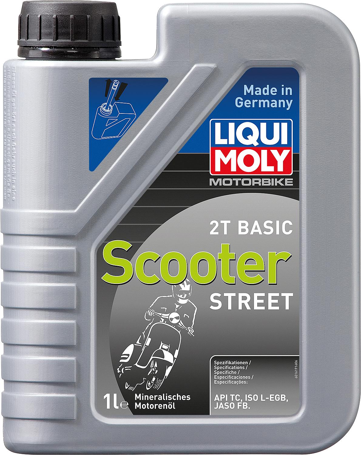 2-Takt-Motoröl LIQUI MOLY Motorbike 2T Basic Scooter Street 4l Kanister