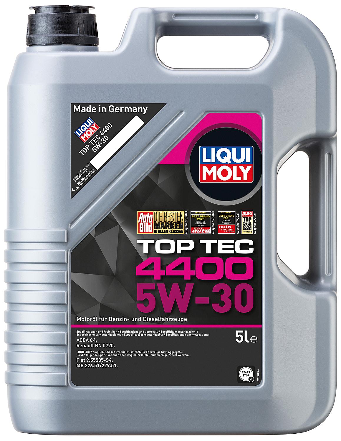 Motoröl LIQUI MOLY Top Tec 4400 5W-30 1l Kanister