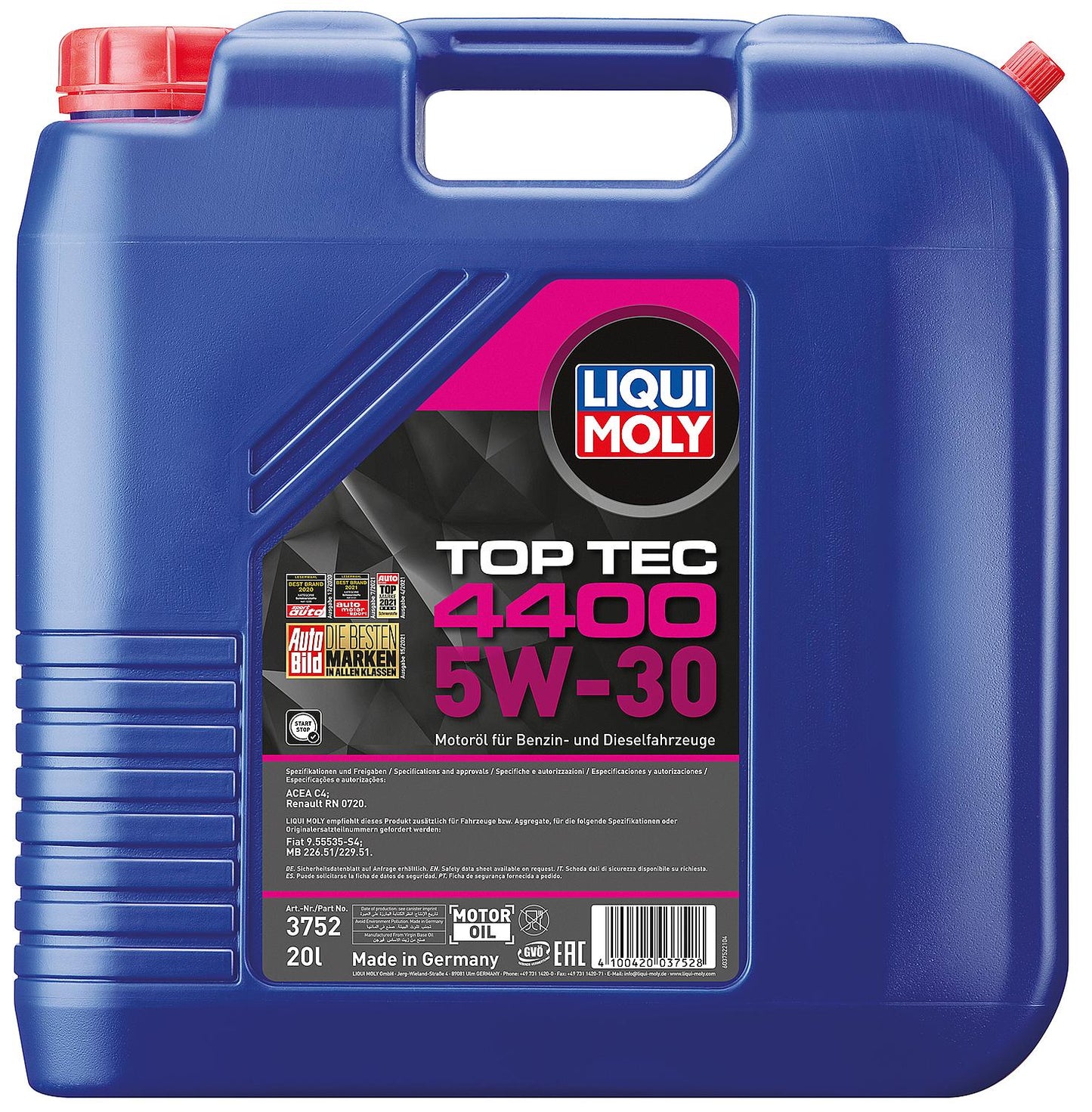 Motoröl LIQUI MOLY Top Tec 4400 5W-30 1l Kanister