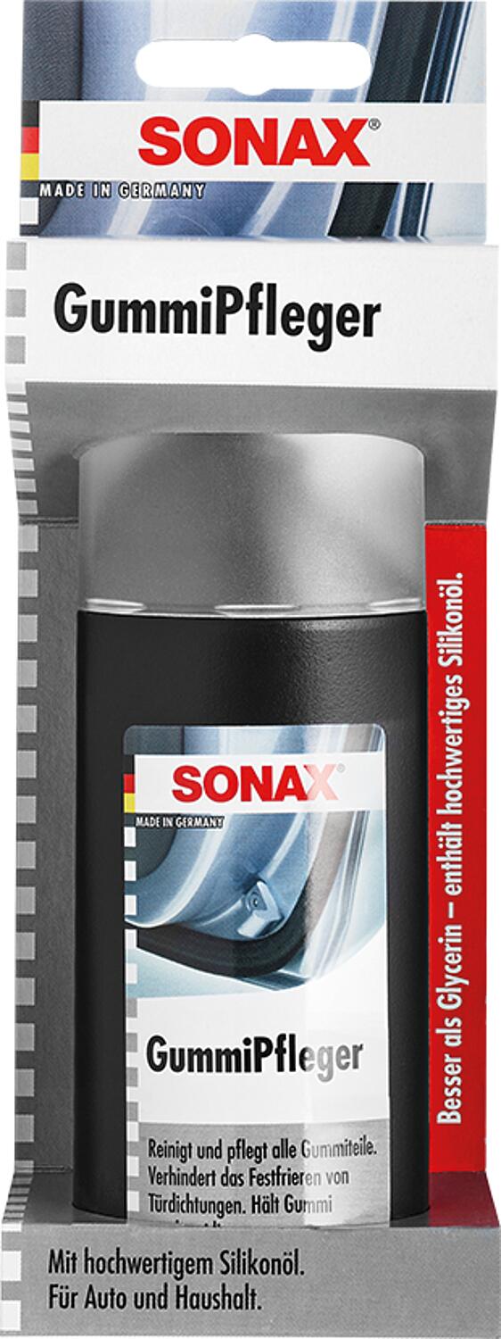 SONAX Rubber Care Stick 100ml with Sponge Applicator