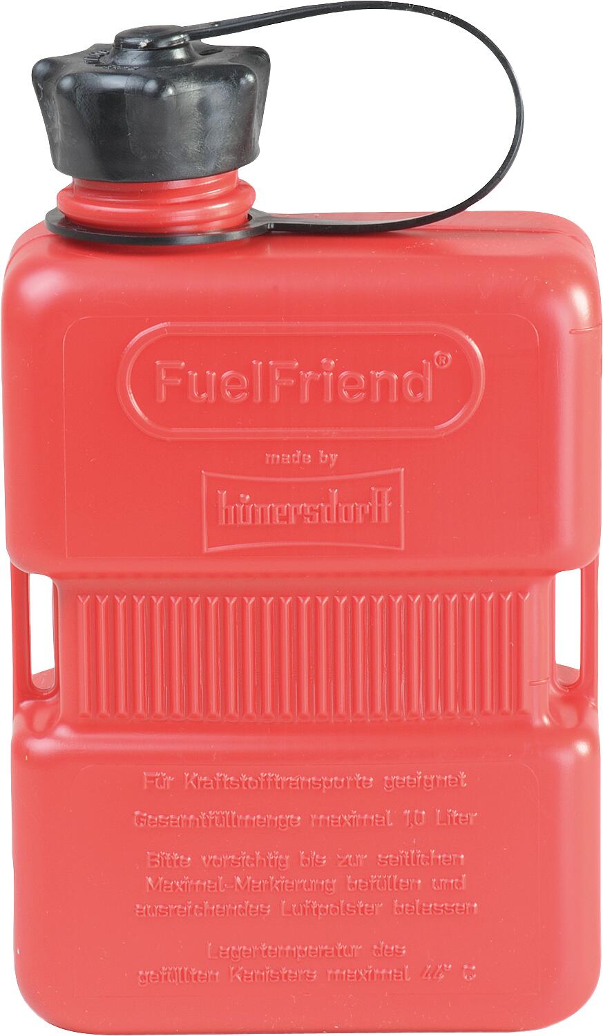FuelFriend 0.5l red canister with black screw cap