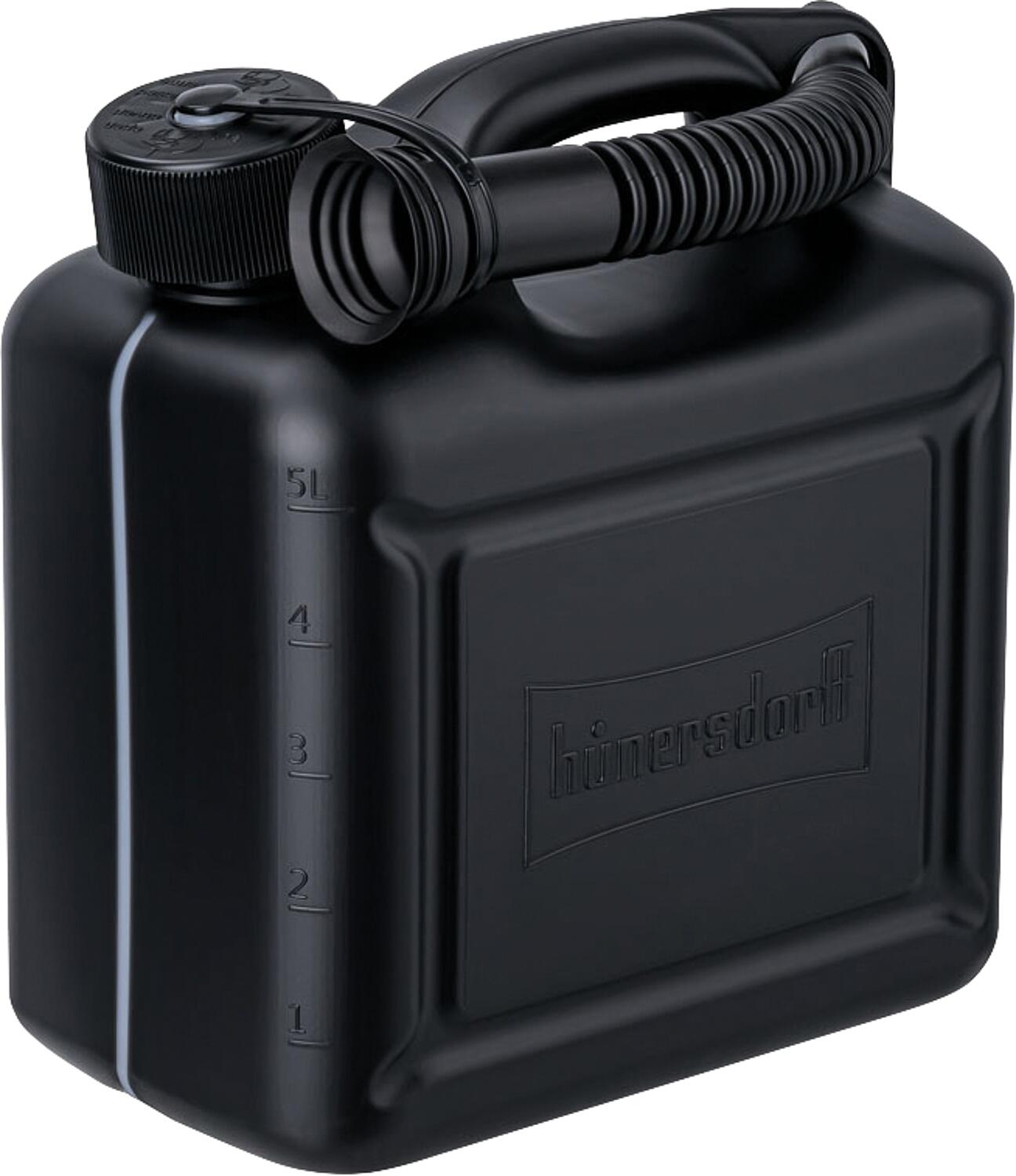 Bidon de carburant standard en plastique, 5 l, noir 8114000