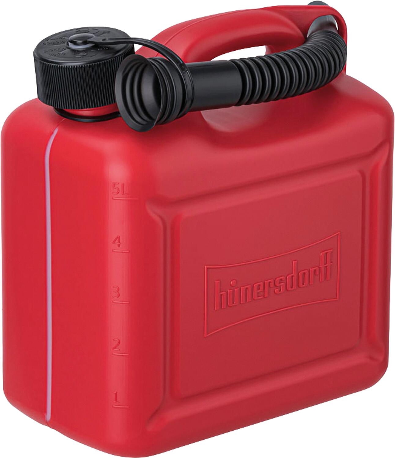 Bidon de carburant standard en plastique, 5 l, noir 8114000