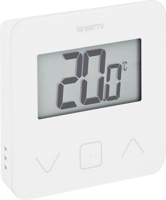 Thermostat sans fil avec écran tactile en verre BT-D03-RF-GT Watts Vision
