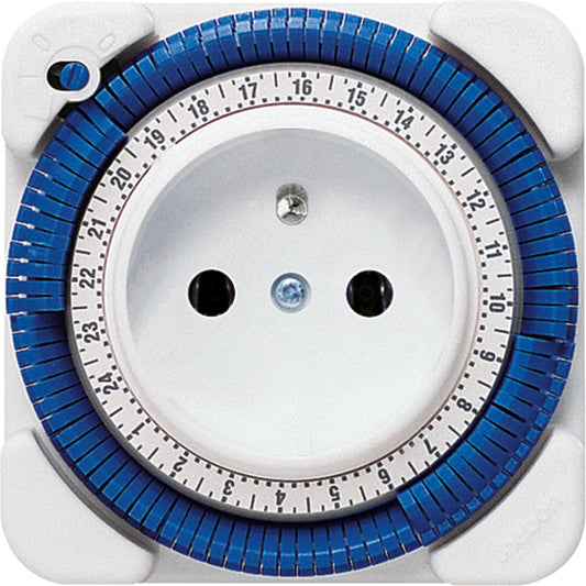 Stecker-Schaltuhr Theben Timer 26, analog, weiss
