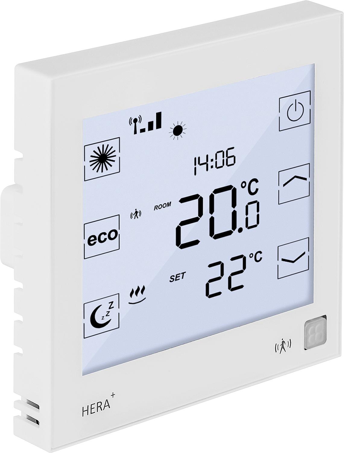 Funk-Raumthermostat Hera+, Batterie 4x1,5V,weiss, für Hera+ Primus/Extensia PRO