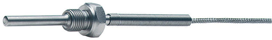 Sonde PT100, plage de température : -100 à +450 °C, raccord fileté 1/4".